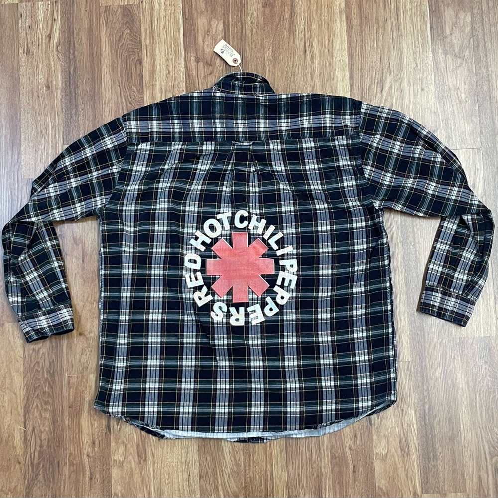 Red Hot Chili Peppers Vintage Cotton Flannel Shirt sz XL / XXL